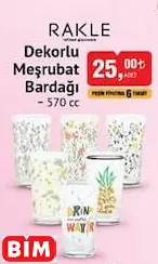 RAKLE DEKORLU MEŞRUBAT BARDAĞI ~ 570 CC RAKLE DEKORLU MEŞRUBAT BARDAĞI ~ 570 CC